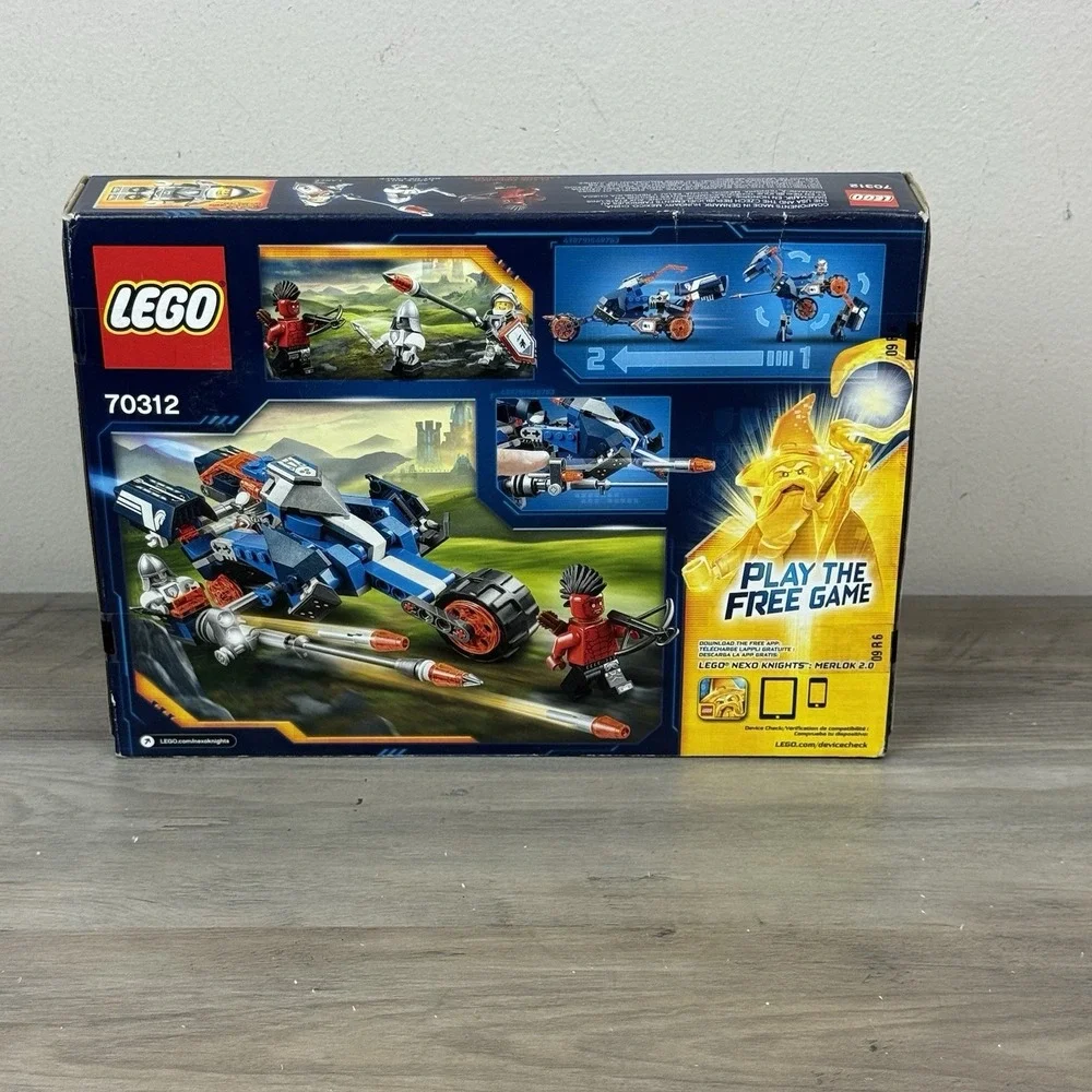 LEGO Nexo Knights Lance's Mecha Horse Set 70312 Kids Blue Retired 237 Pcs